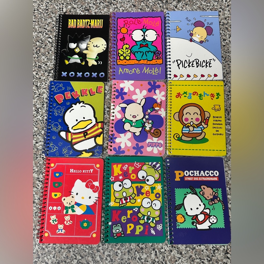 Vintage Hello Kitty & friends mini notebooks!